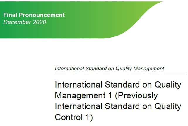 ISQM dashboard – kvalitetsstyring